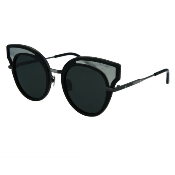 Bottega Veneta Matte Black Cat Eye Sunglasses BRAND NEW - Picture 1 of 6